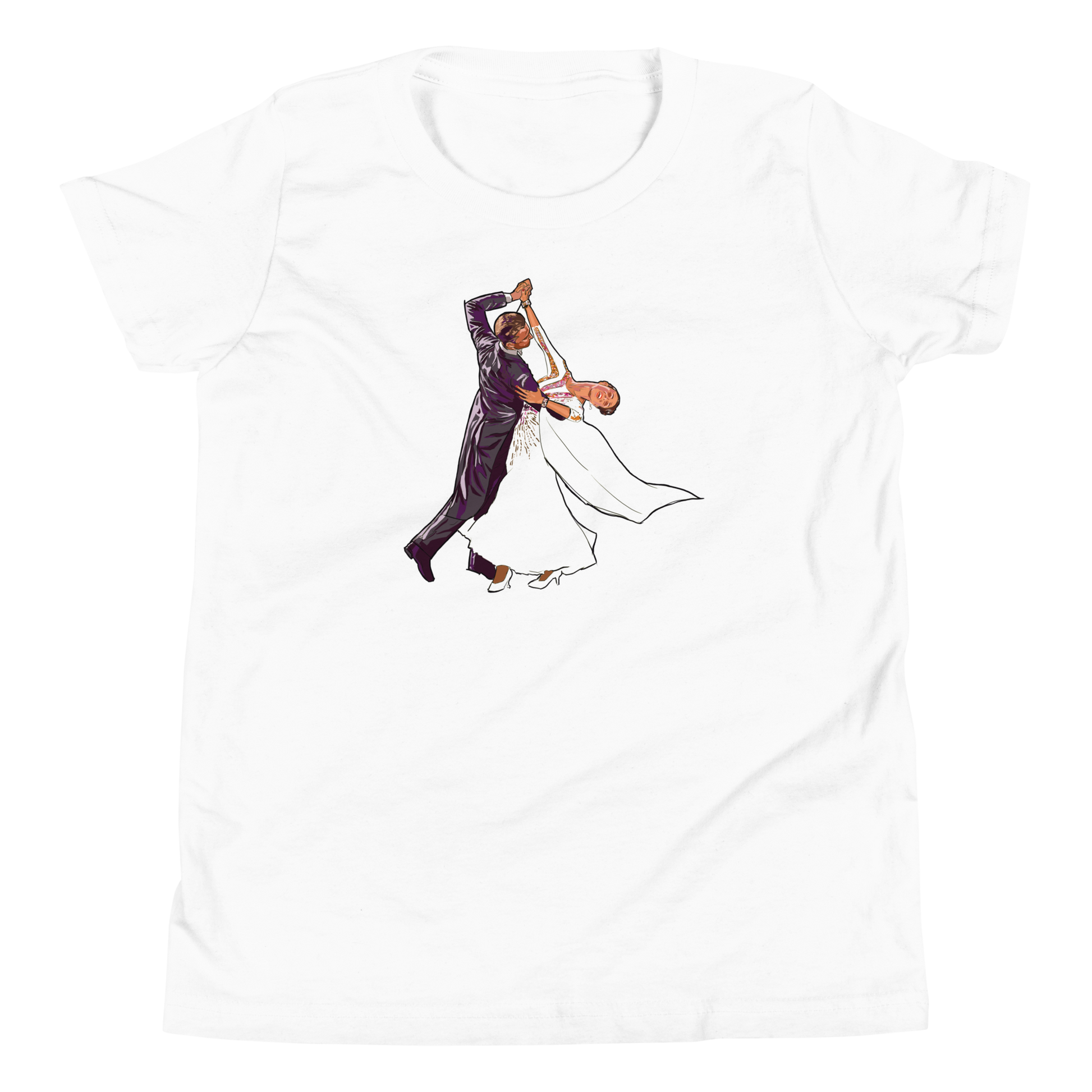 Reverse wave (white dress) - Youth Short Sleeve T-Shirt