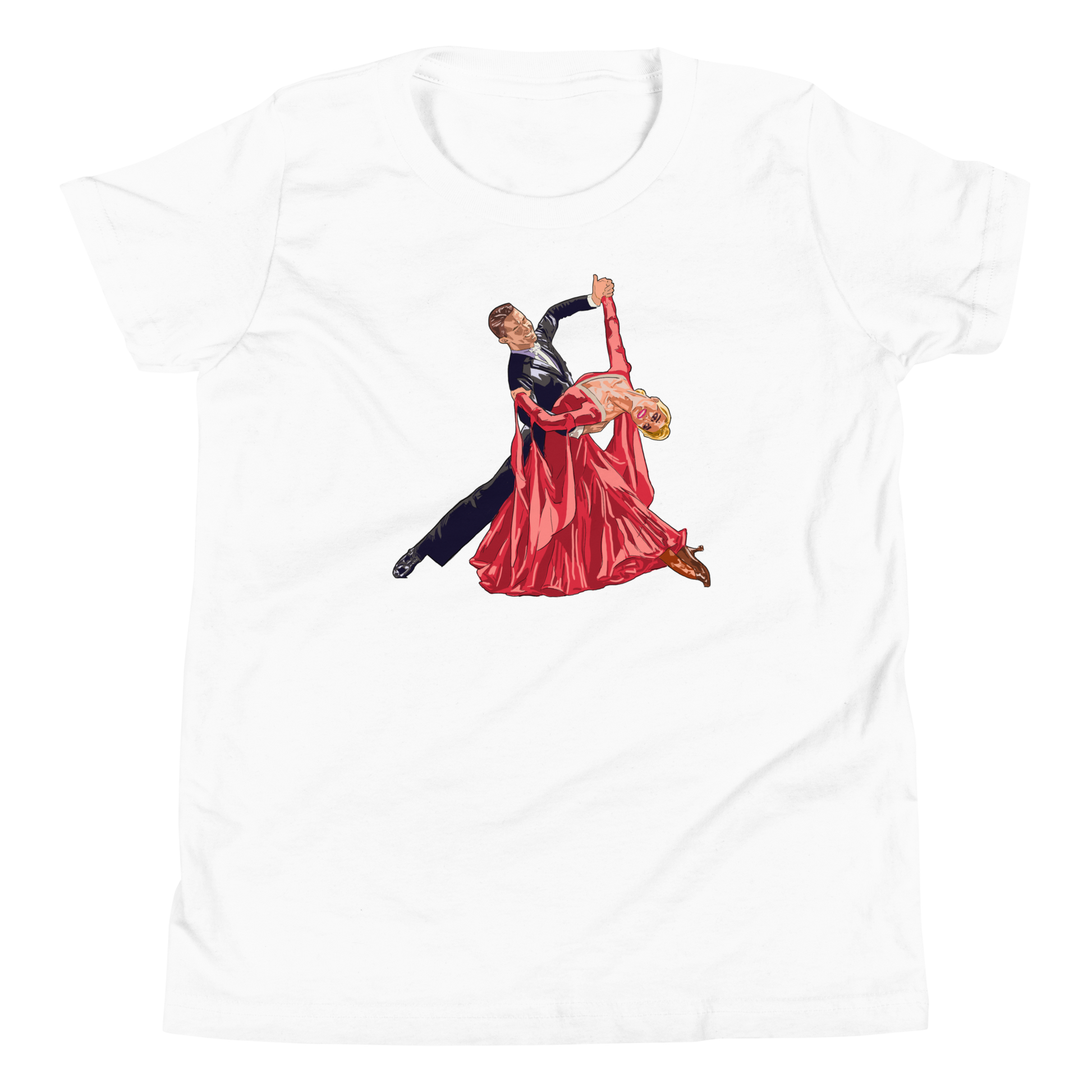Red Throwaway Oversway - Youth Short Sleeve T-Shirt