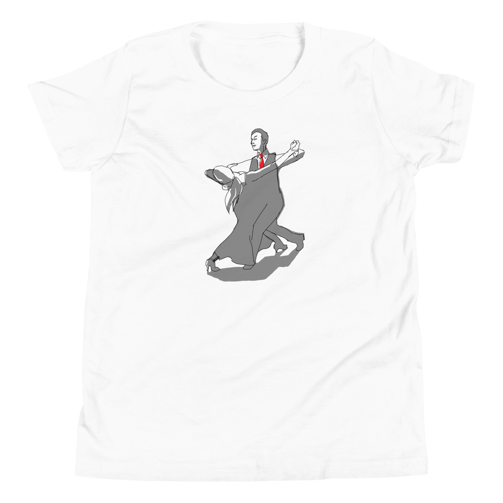Contra Check grey - Youth Short Sleeve T-Shirt