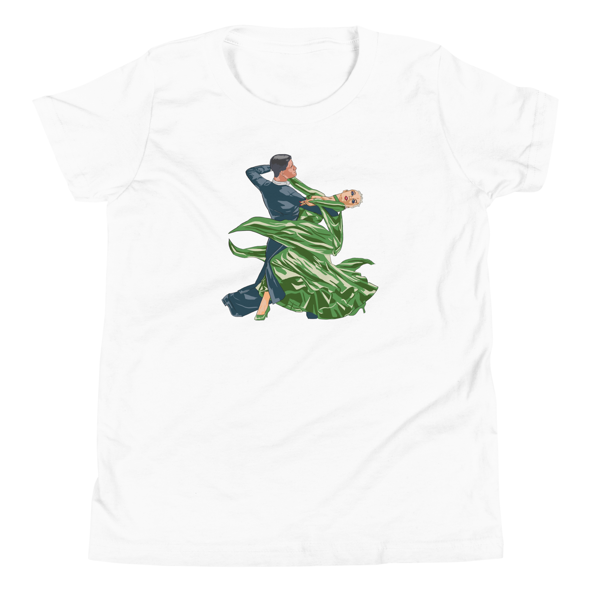 Green Contracheck - Youth Short Sleeve T-Shirt