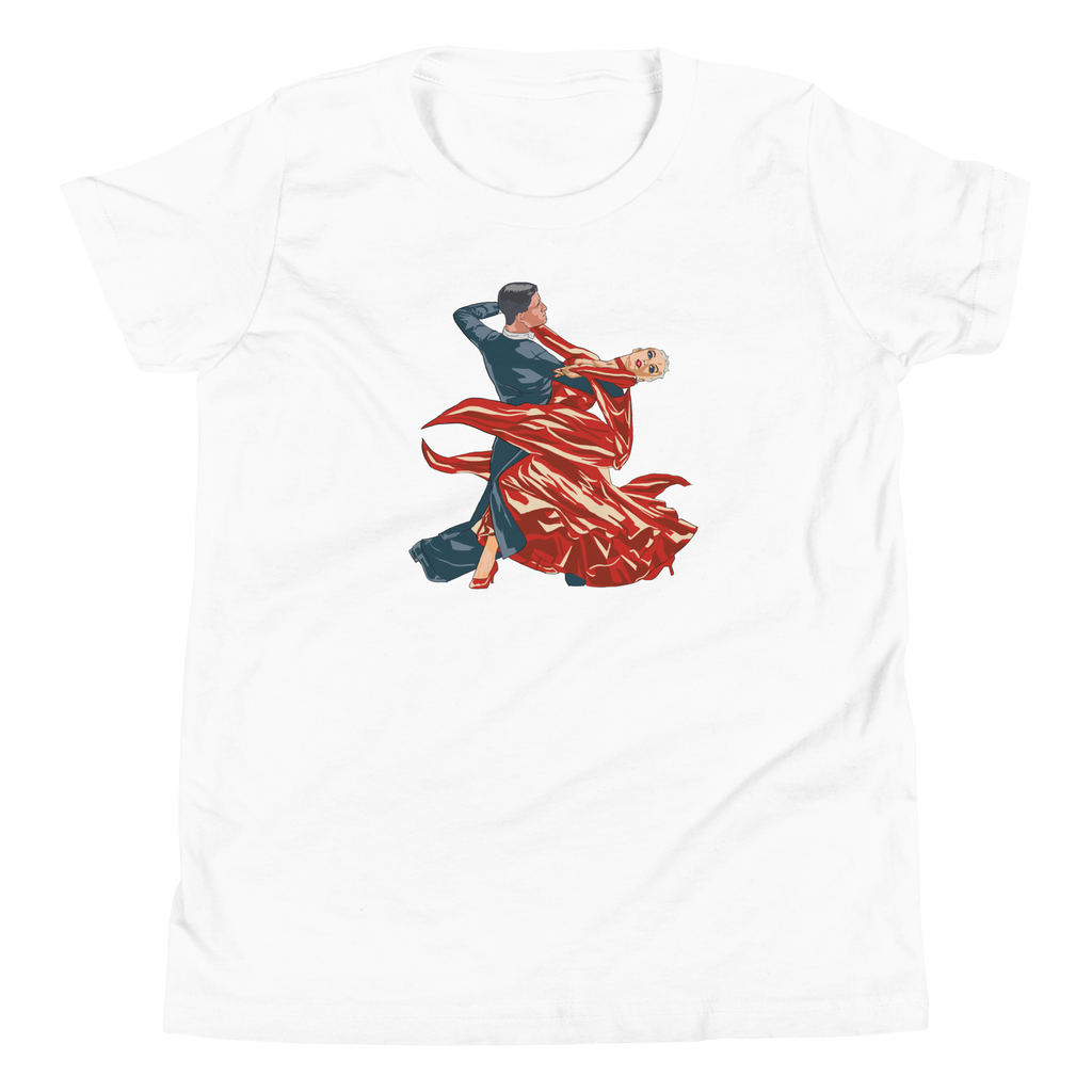 Red Contracheck - Youth Short Sleeve T-Shirt