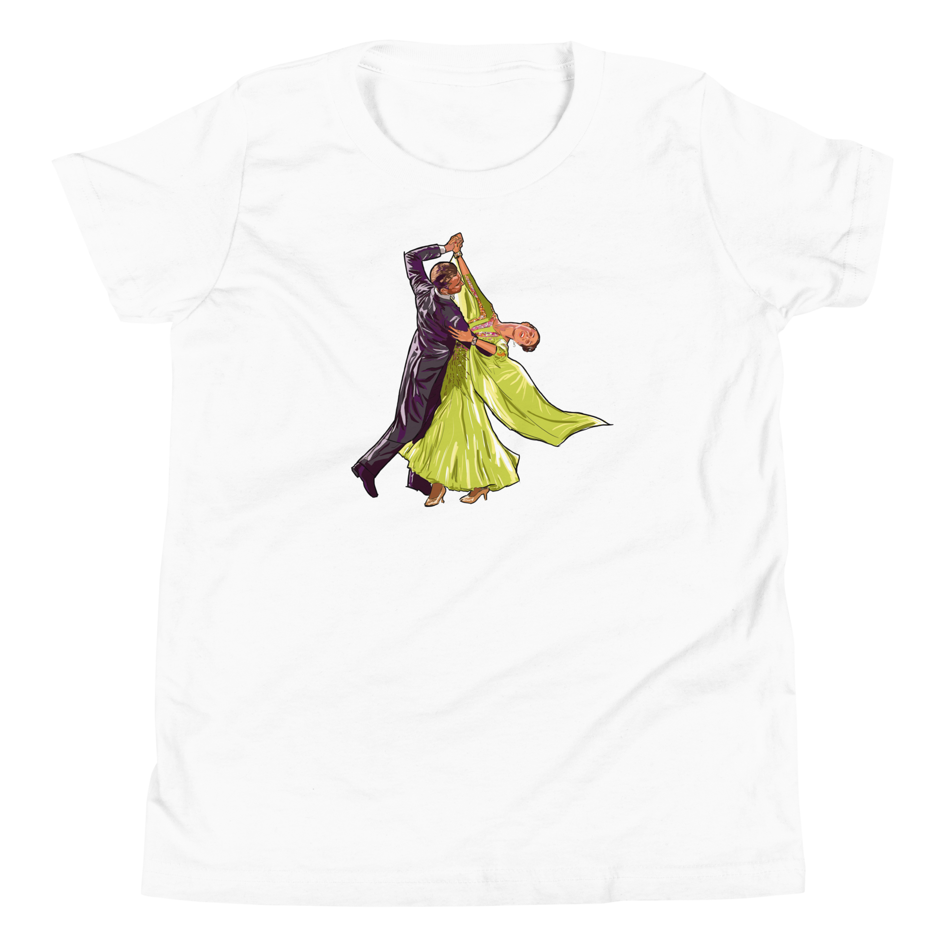Reverse wave (green dress) - Youth Short Sleeve T-Shirt