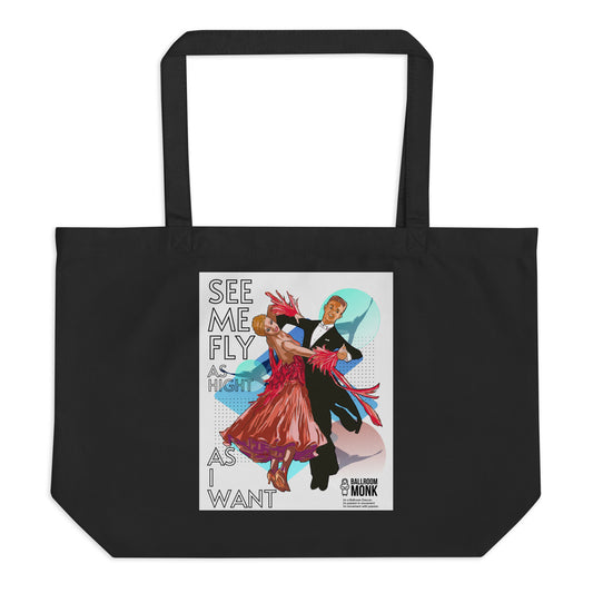 See me Fly - Large organic tote bag