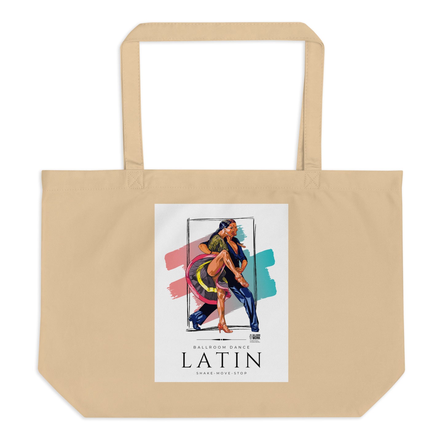 Latin Couple - Large organic tote bag