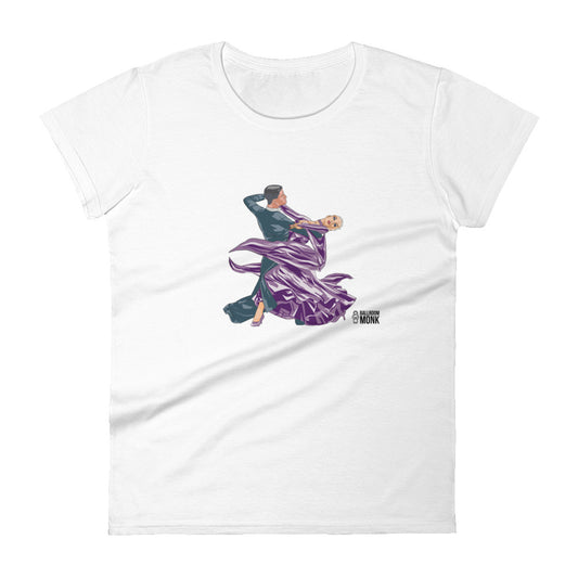 Violet Contracheck-Lady T-Shirt