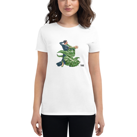Green Contracheck - Lady T-Shirt